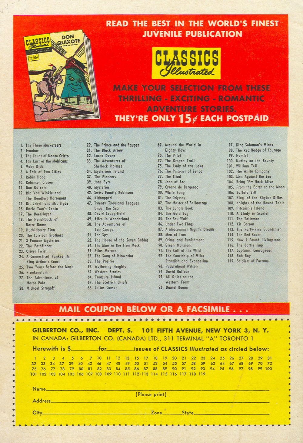 Read online Classics Illustrated comic -  Issue #118 - 52