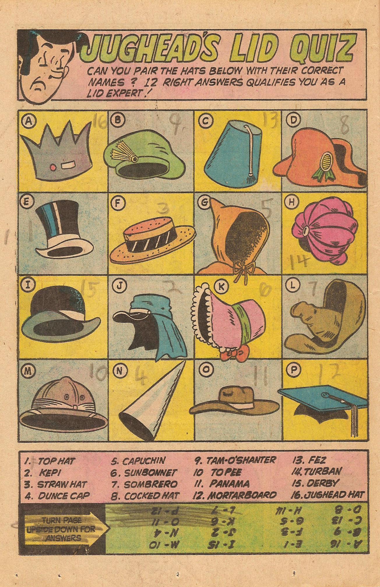 Read online Jughead's Jokes comic -  Issue #39 - 24