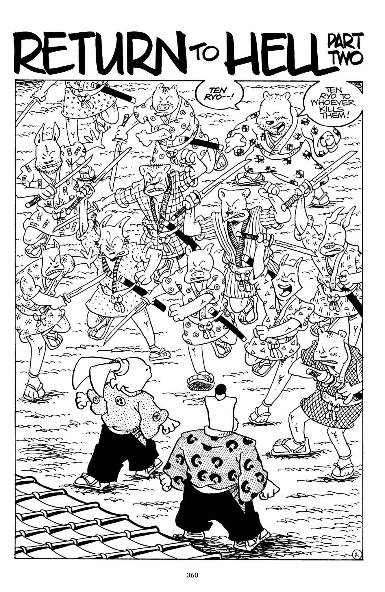 Read online The Usagi Yojimbo Saga comic -  Issue # TPB 7 - 355