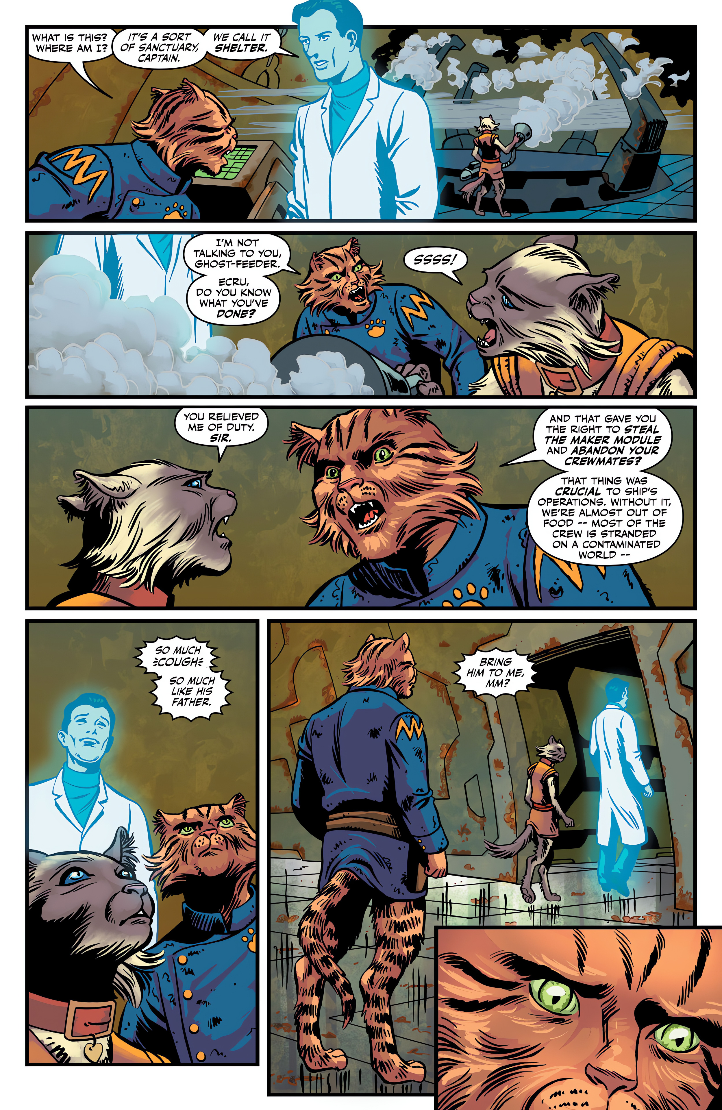 Read online Captain Ginger: The Last Feeder comic -  Issue #1 - 11