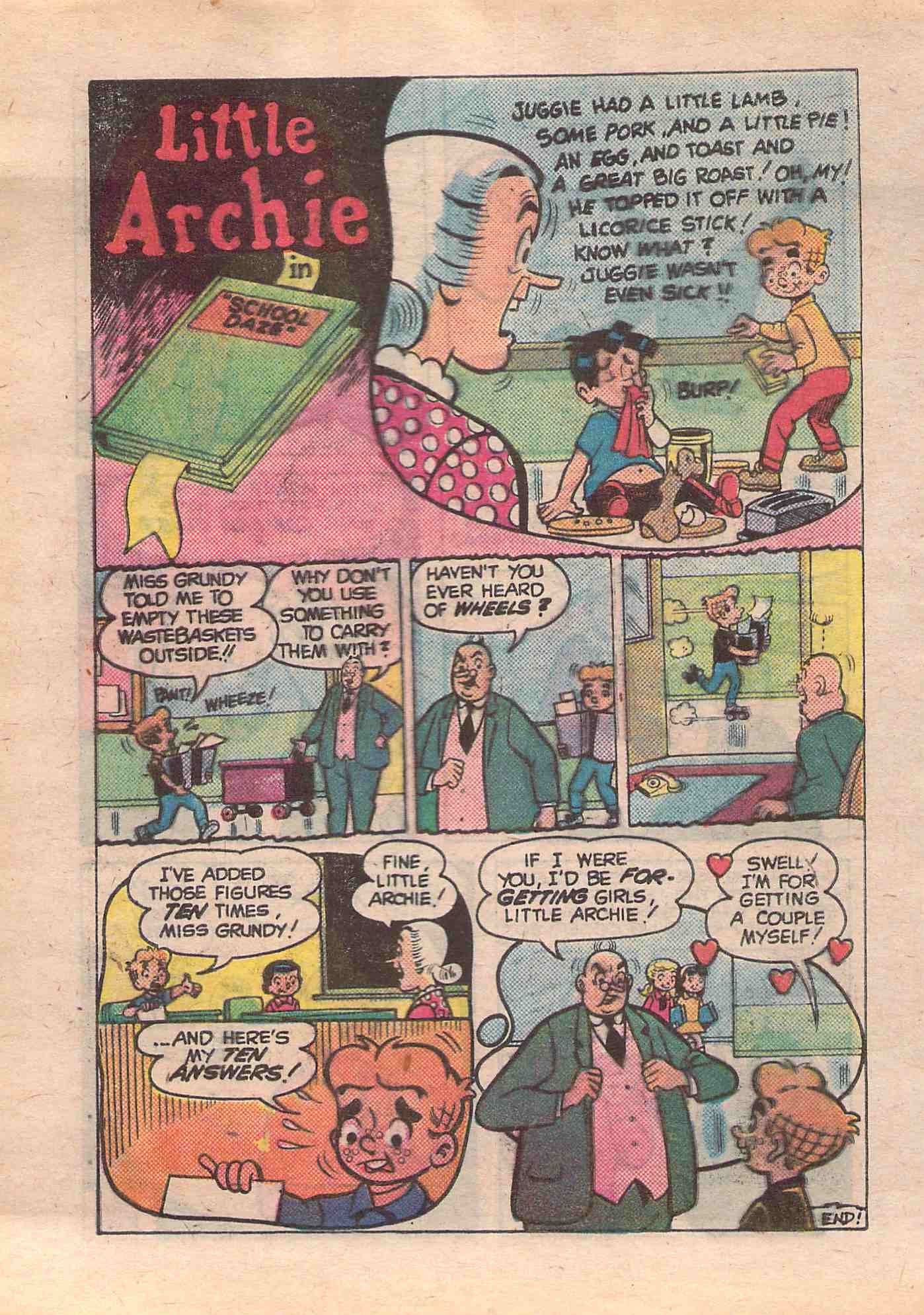 Read online Archie's Double Digest Magazine comic -  Issue #21 - 191