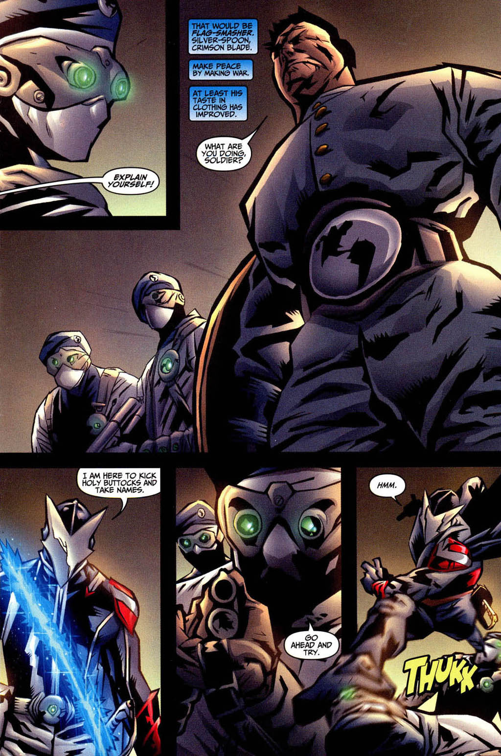 Read online Citizen V and the V-Battalion: The Everlasting comic -  Issue #3 - 11