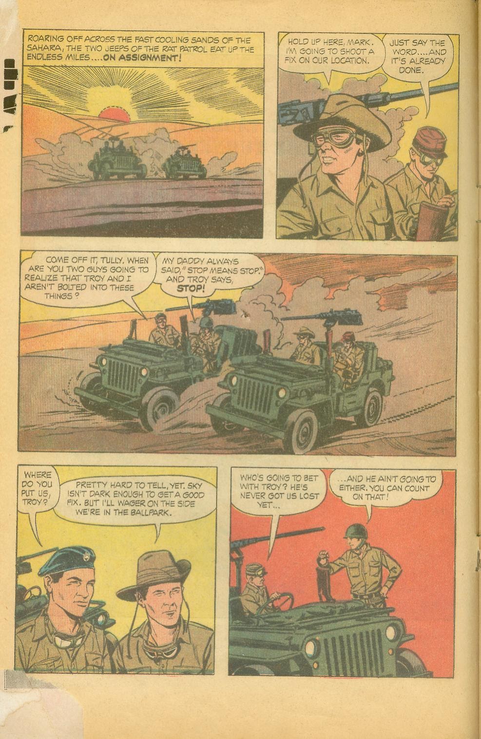 Read online The Rat Patrol comic -  Issue #3 - 4
