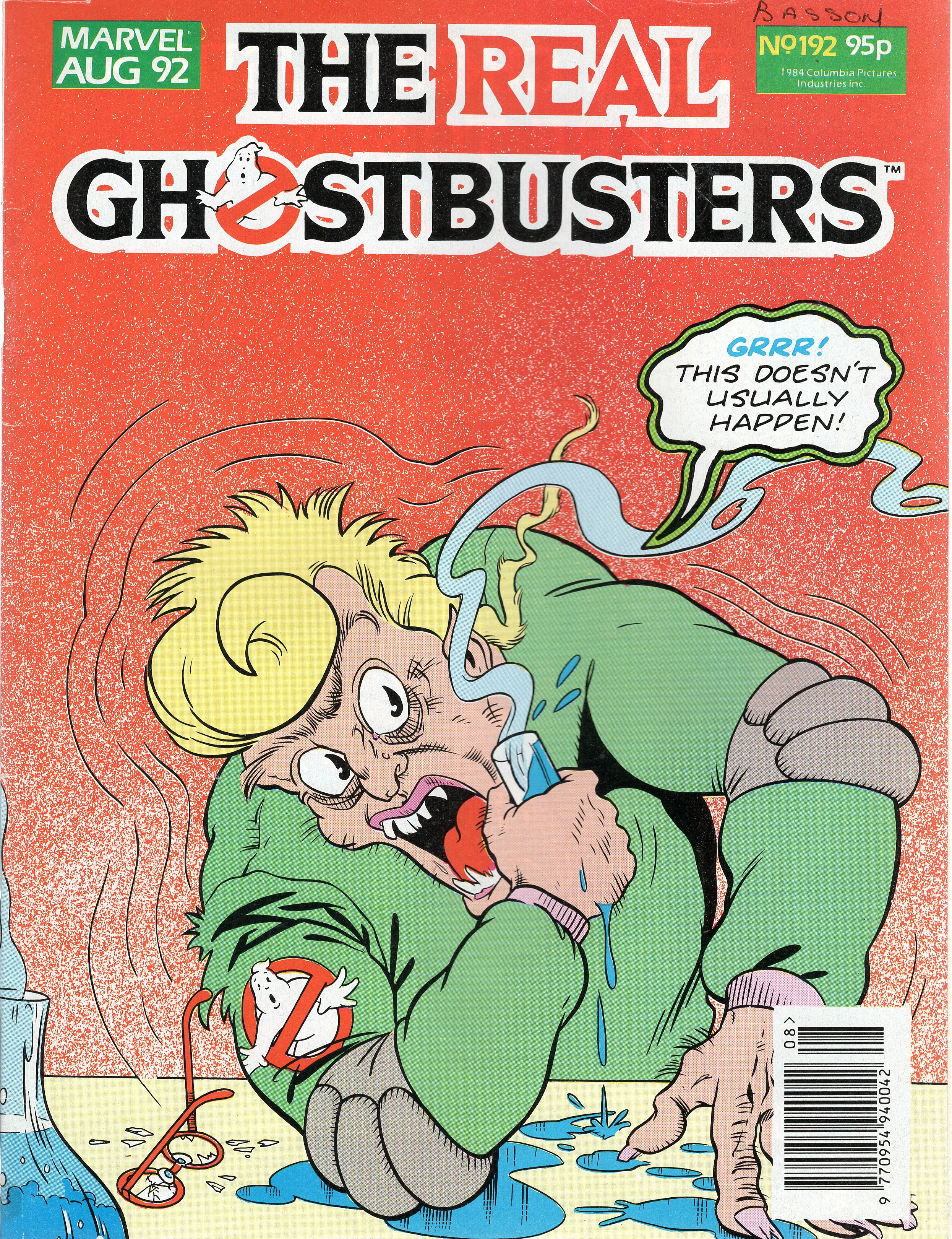 Read online The Real Ghostbusters comic -  Issue #192 - 1