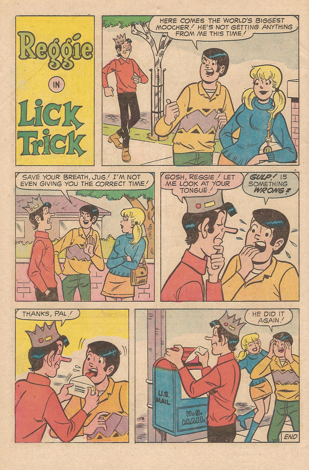 Read online Reggie's Wise Guy Jokes comic -  Issue #28 - 6