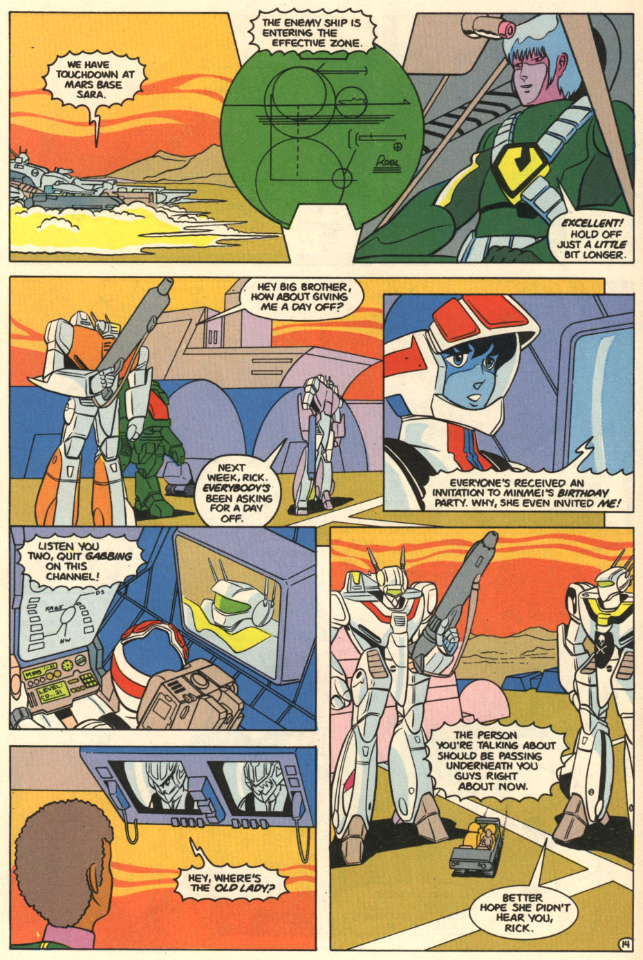 Read online Robotech The Macross Saga comic -  Issue #7 - 16