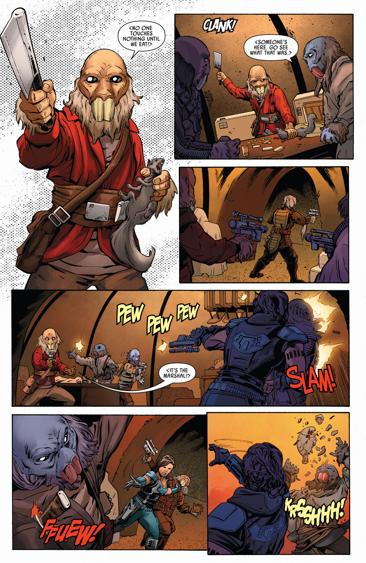 Read online Star Wars: The Mandalorian Season 2 comic -  Issue #4 - 5