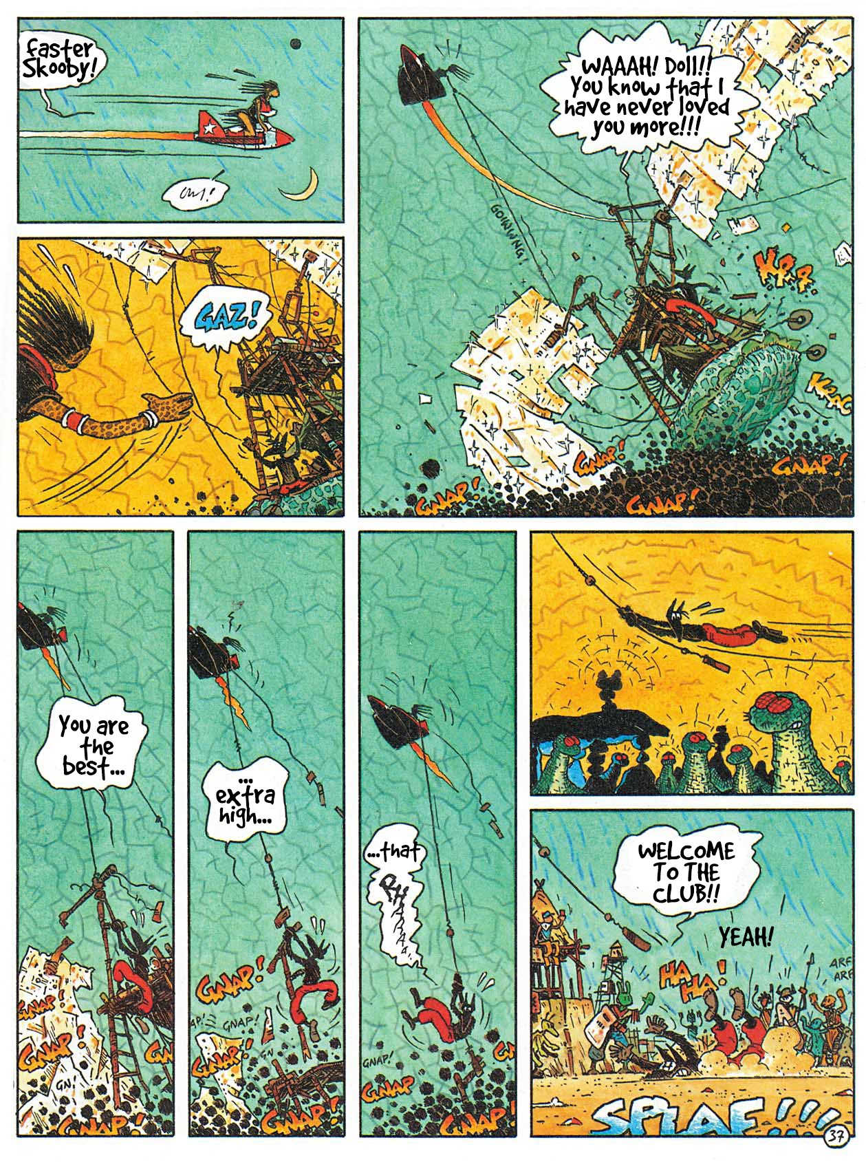 Read online Gazoline and the Red Planet comic -  Issue # Full - 40