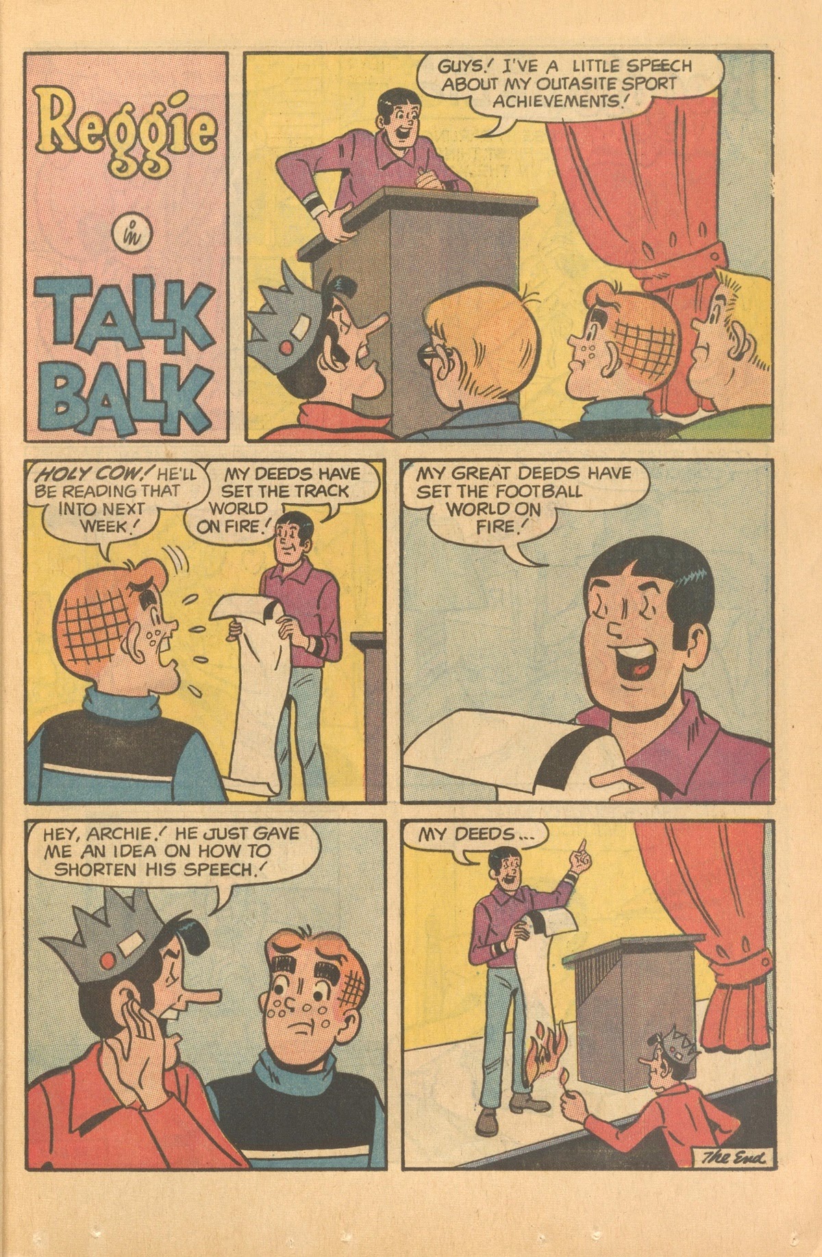 Read online Reggie's Wise Guy Jokes comic -  Issue #16 - 9