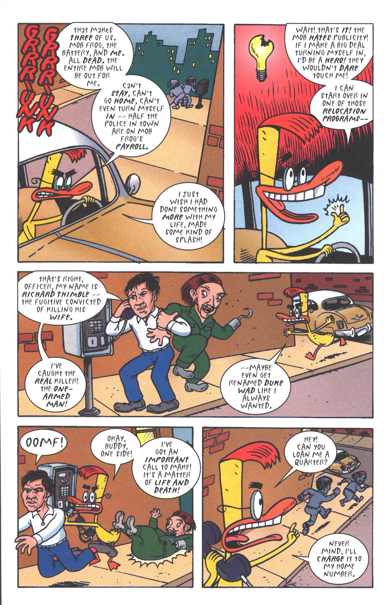 Read online Duckman : The Mob Frog Saga comic -  Issue #2 - 14