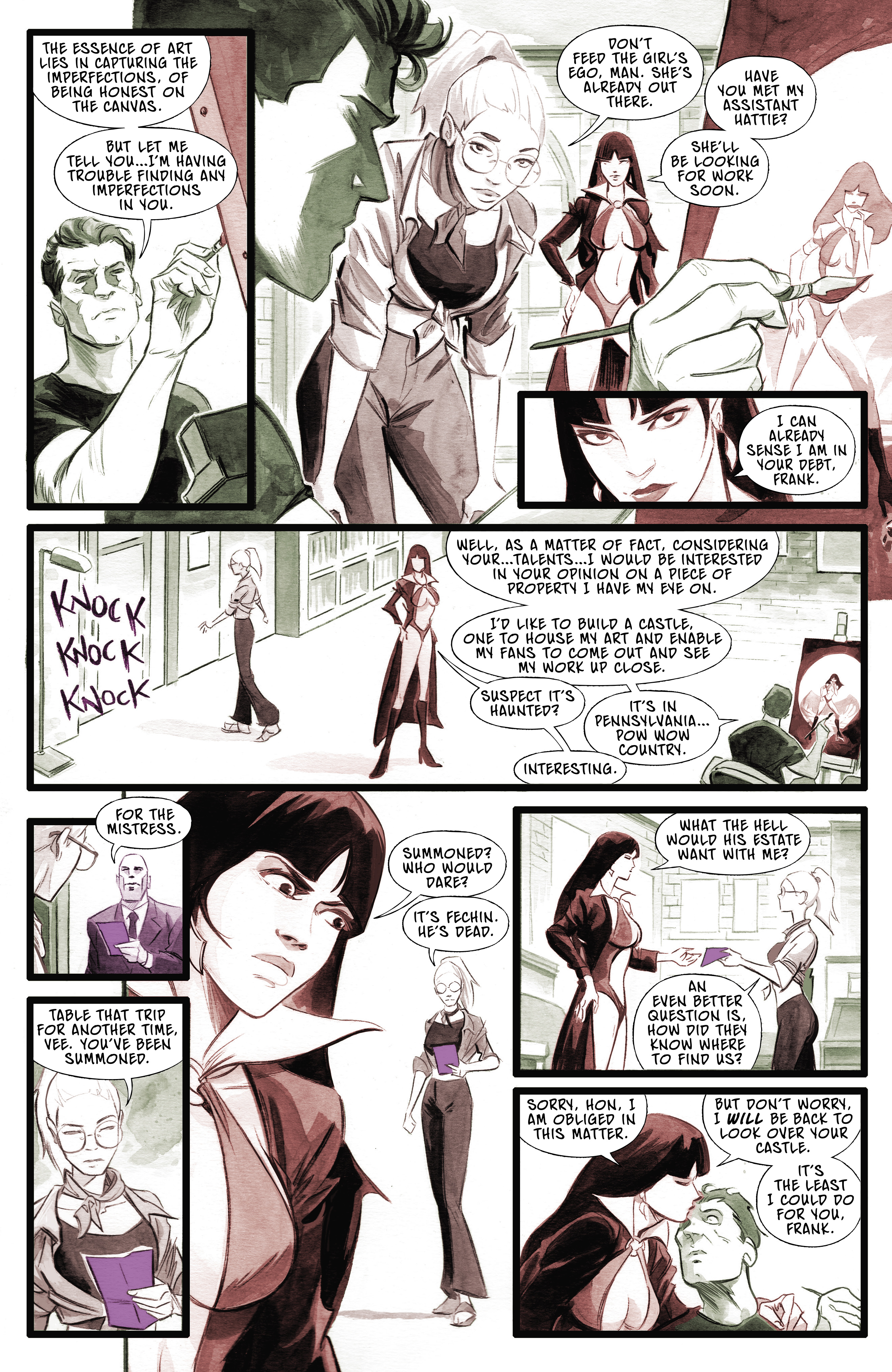 Read online Vampirella: Dead Flowers comic -  Issue #1 - 13