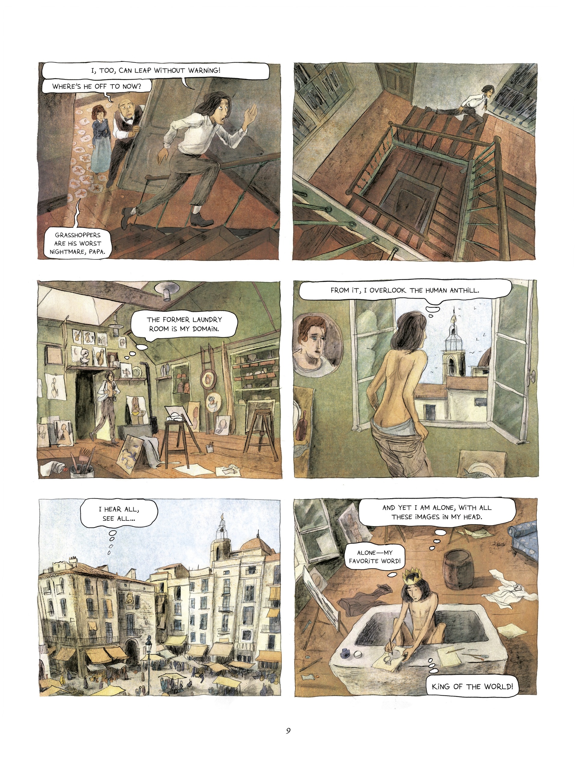 Read online Dalí: Before Gala comic -  Issue # TPB - 11