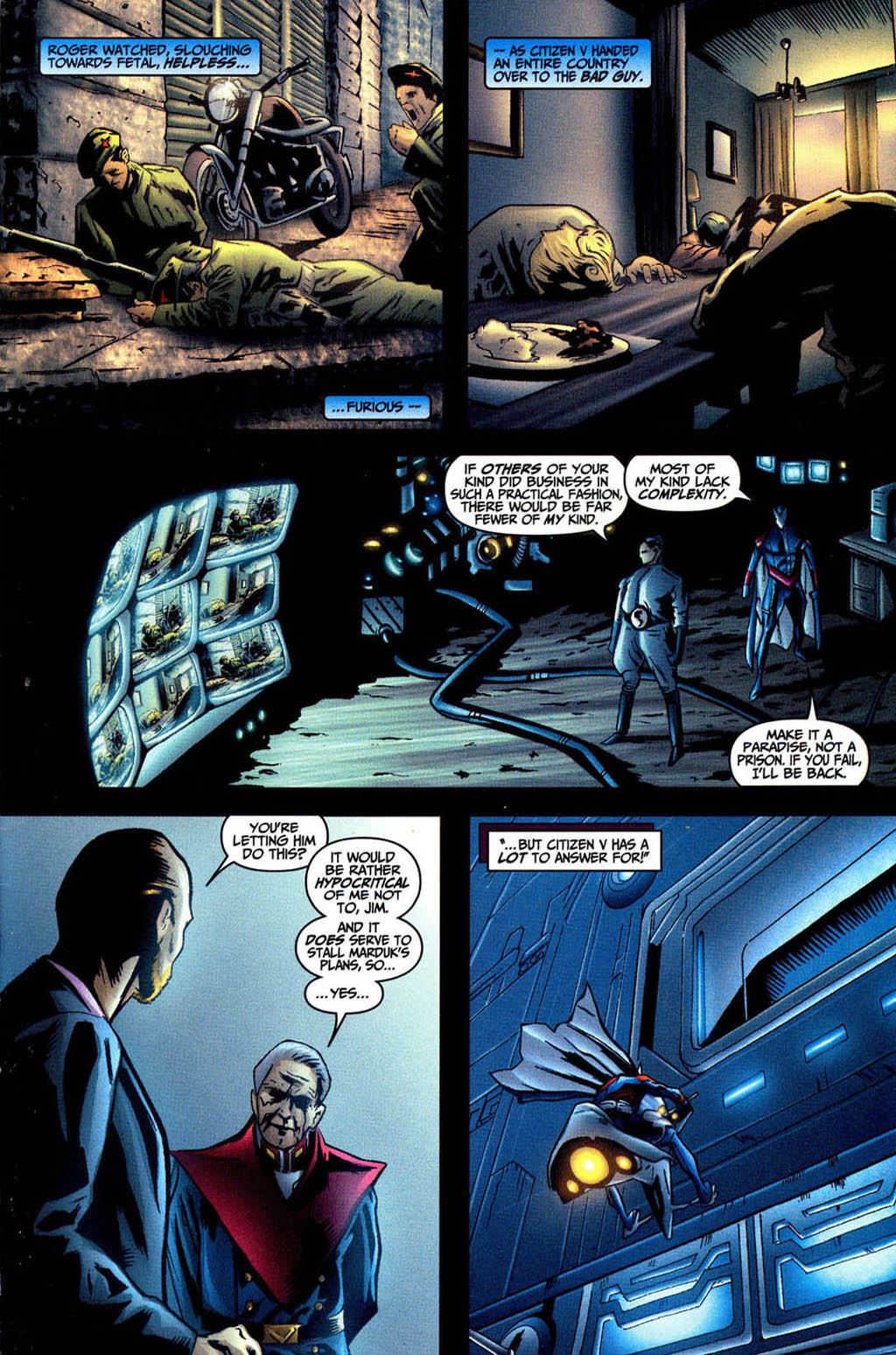 Read online Citizen V and the V-Battalion: The Everlasting comic -  Issue #3 - 21