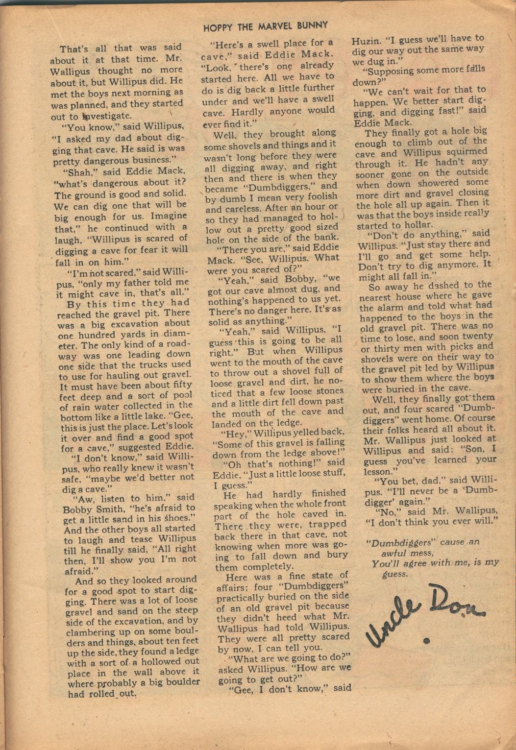 Read online Hoppy The Marvel Bunny comic -  Issue #3 - 28