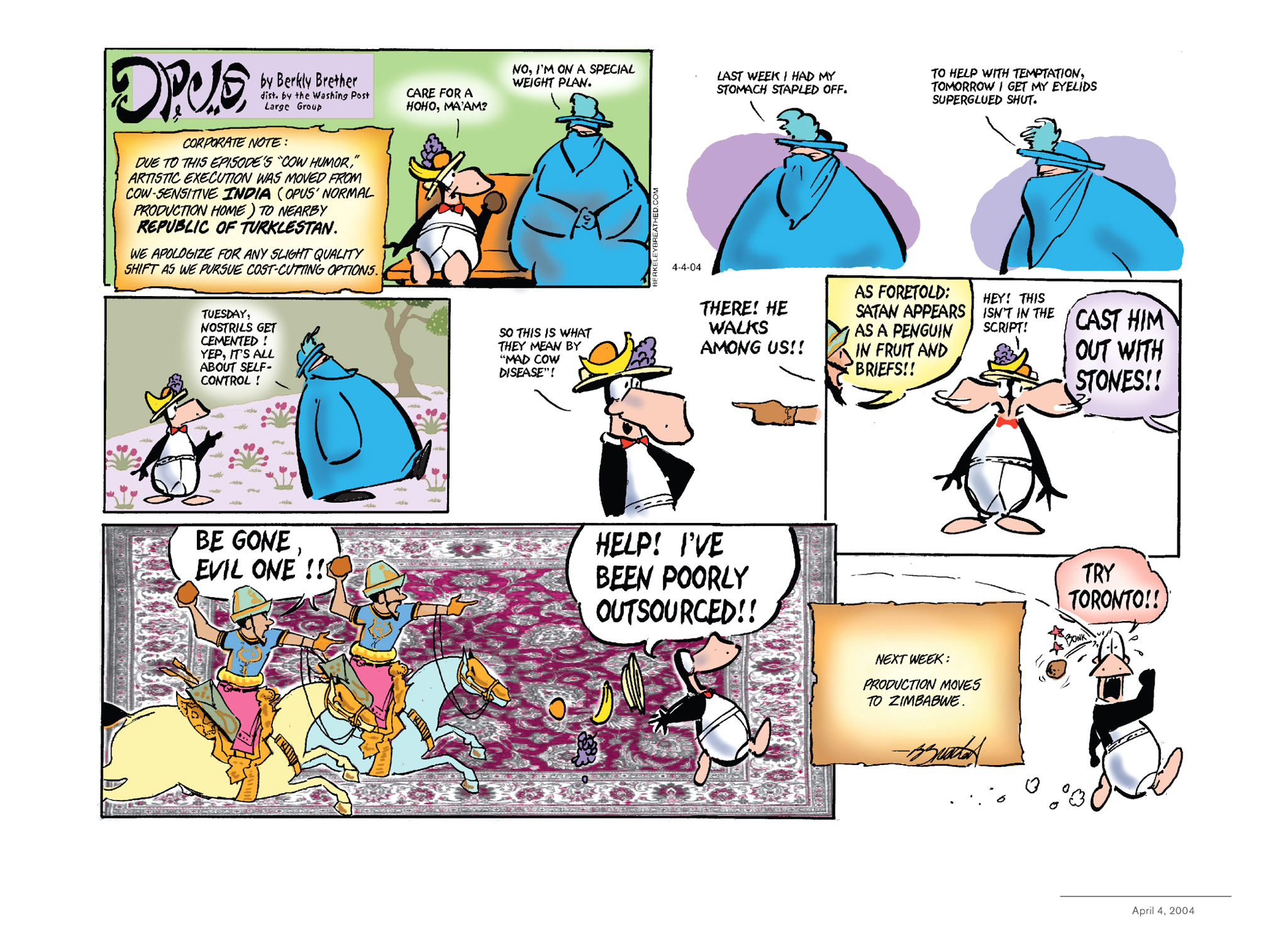 Read online Opus Complete Sunday Strips From 2003-2008 comic -  Issue # TPB (Part 1) - 26