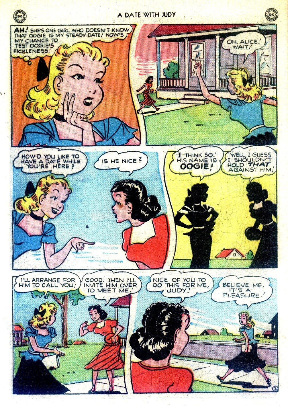 Read online A Date with Judy comic -  Issue #8 - 46