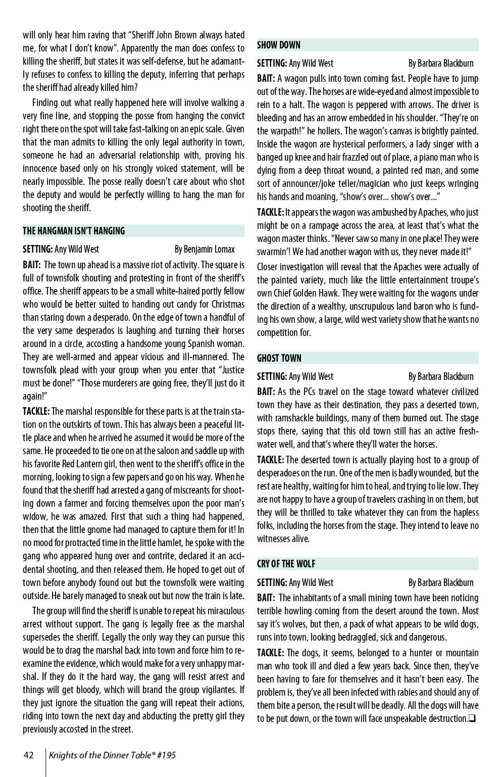 Read online Knights of the Dinner Table comic -  Issue #195 - 44