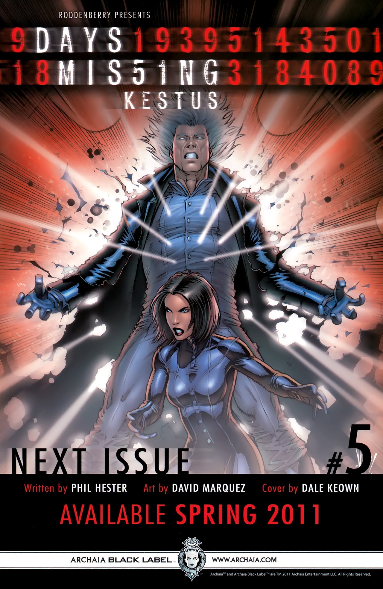 Read online Days Missing: Kestus comic -  Issue #4 - 25