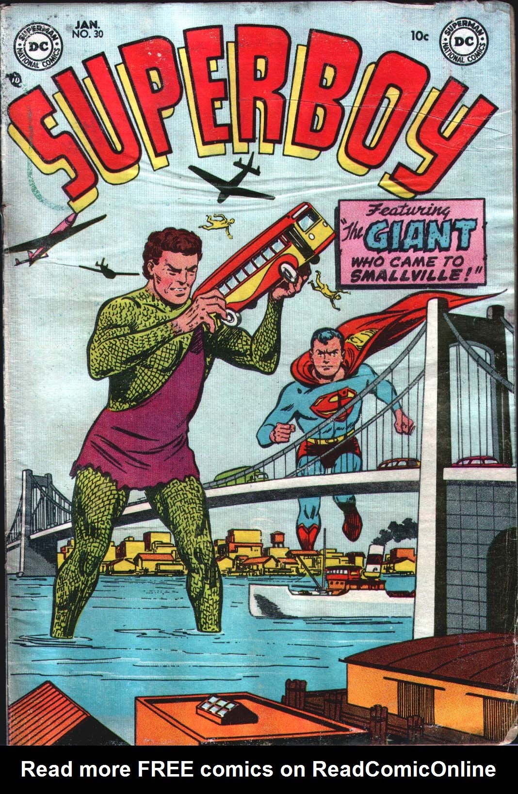 Read online Superboy (1949) comic -  Issue #30 - 1