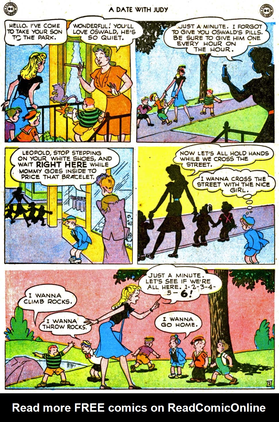 Read online A Date with Judy comic -  Issue #5 - 42