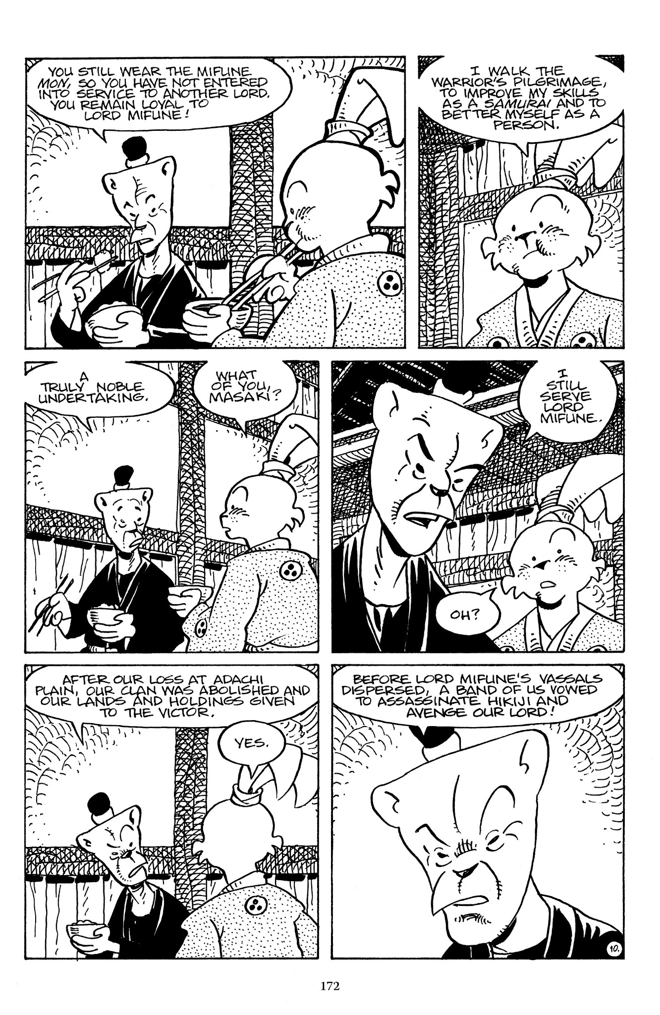 Read online The Usagi Yojimbo Saga comic -  Issue # TPB 7 - 168