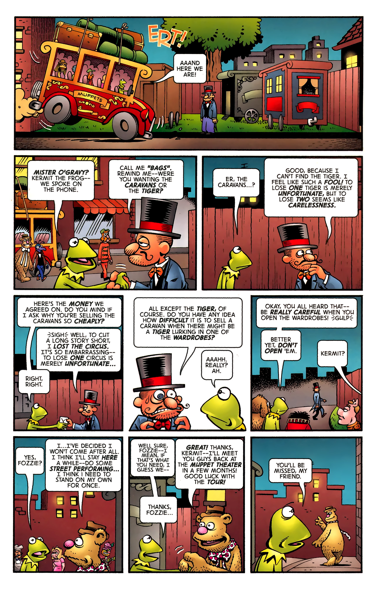 Read online The Muppet Show: The Comic Book comic -  Issue #1 - 6