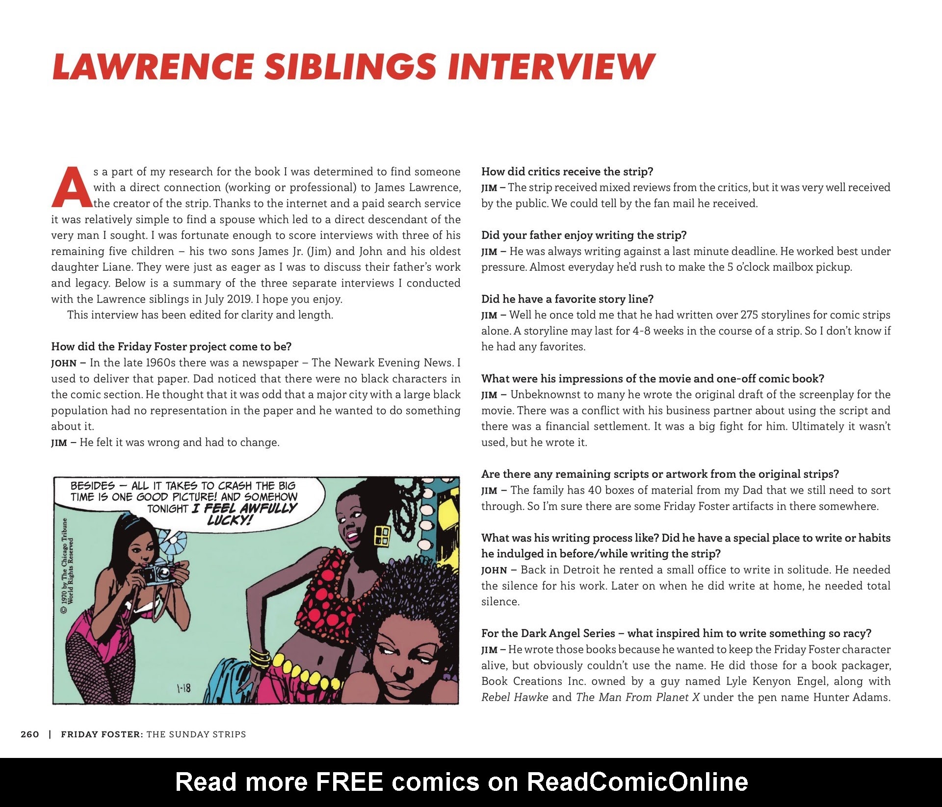 Read online Friday Foster: The Sunday Strips comic -  Issue # TPB (Part 3) - 61