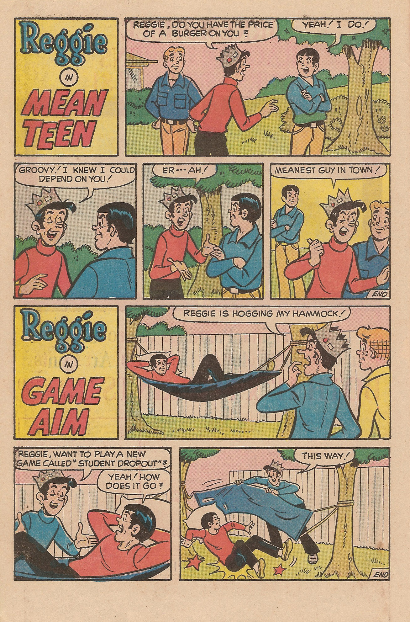 Read online Reggie's Wise Guy Jokes comic -  Issue #28 - 22