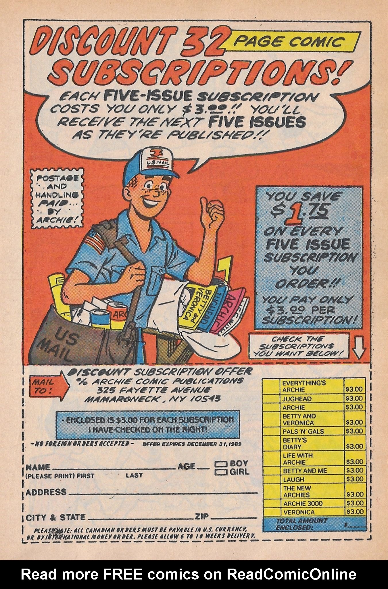 Read online Archie Digest Magazine comic -  Issue #97 - 121
