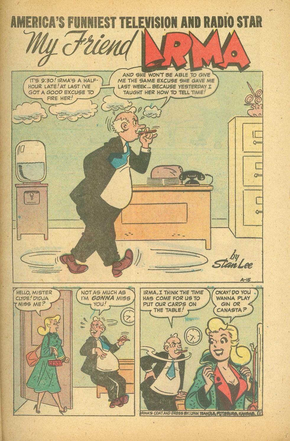 Read online My Friend Irma comic -  Issue #20 - 21