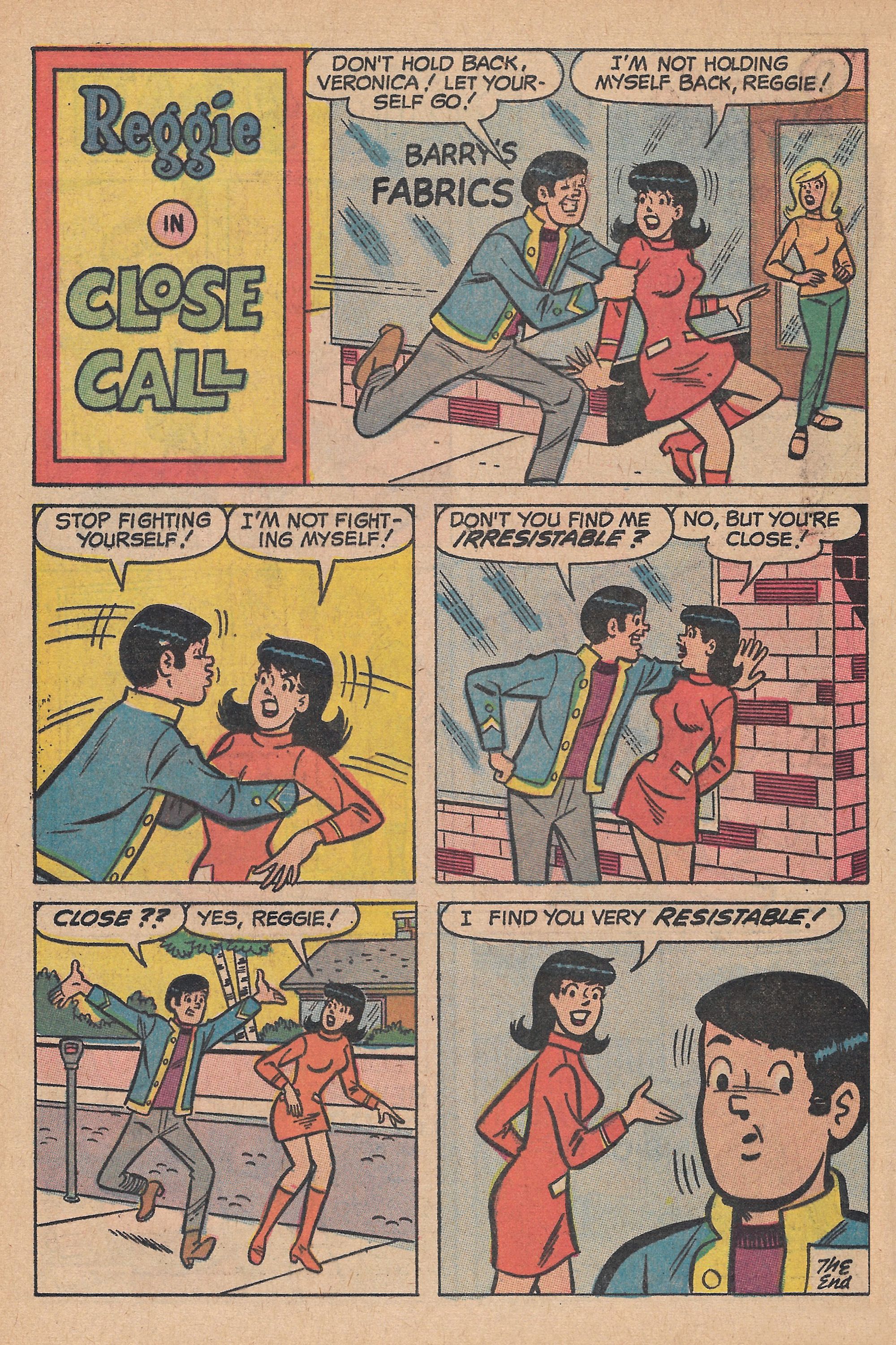 Read online Reggie's Wise Guy Jokes comic -  Issue #6 - 28