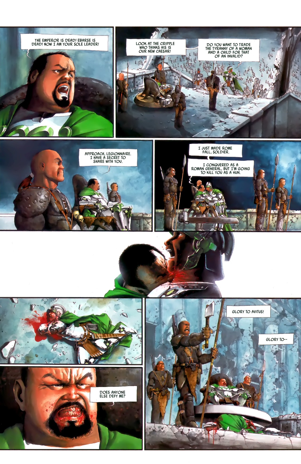 Read online Scourge Of The Gods: The Fall comic -  Issue #2 - 48