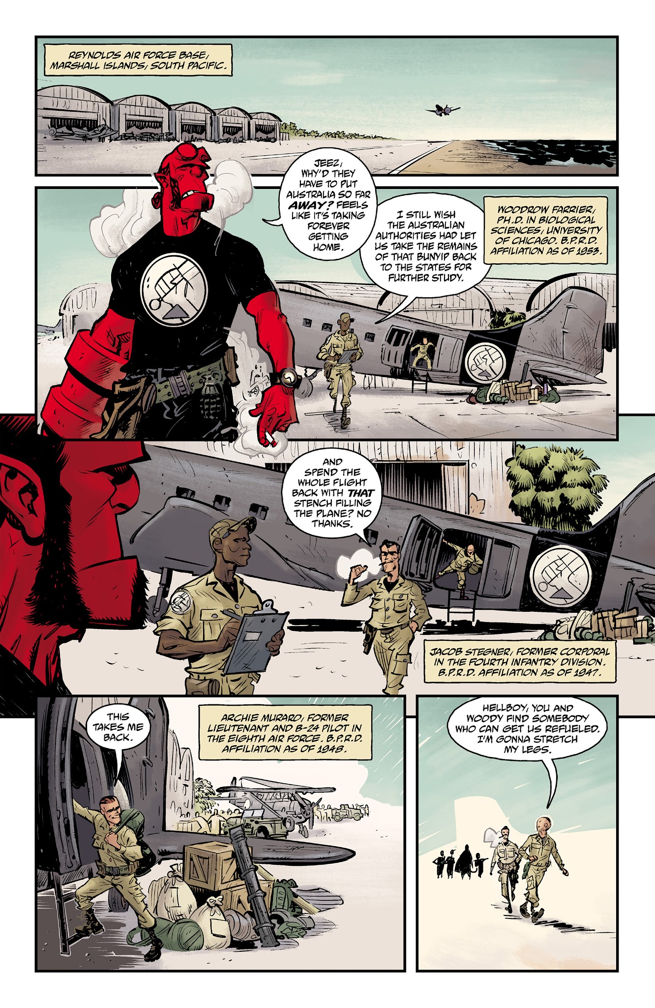 Read online Hellboy and the B.P.R.D.: 1955 ― Occult Intelligence comic -  Issue #1 - 5