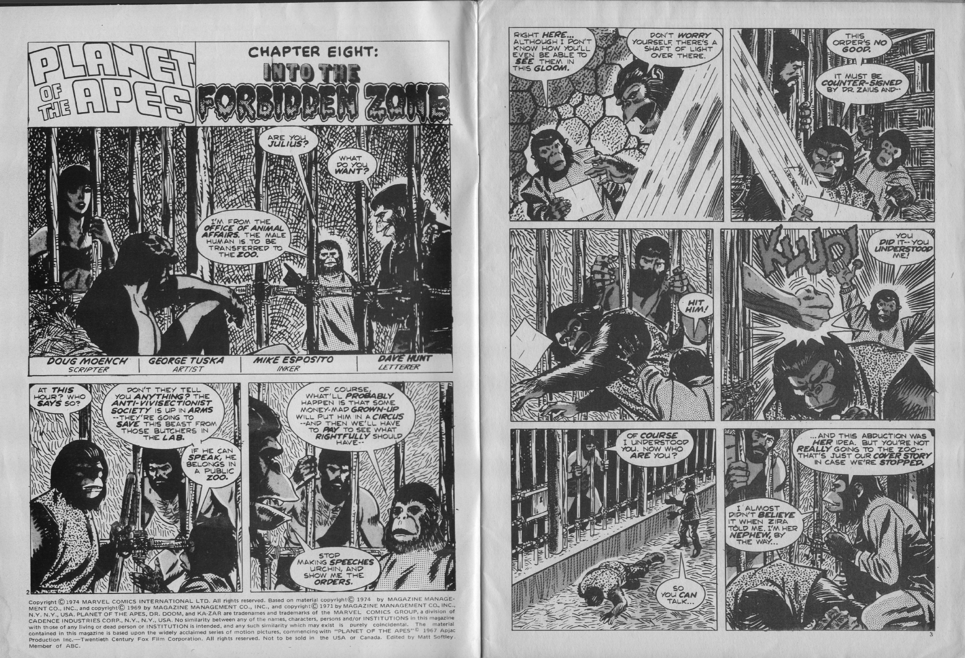 Read online Planet of the Apes (1974) comic -  Issue #8 - 2