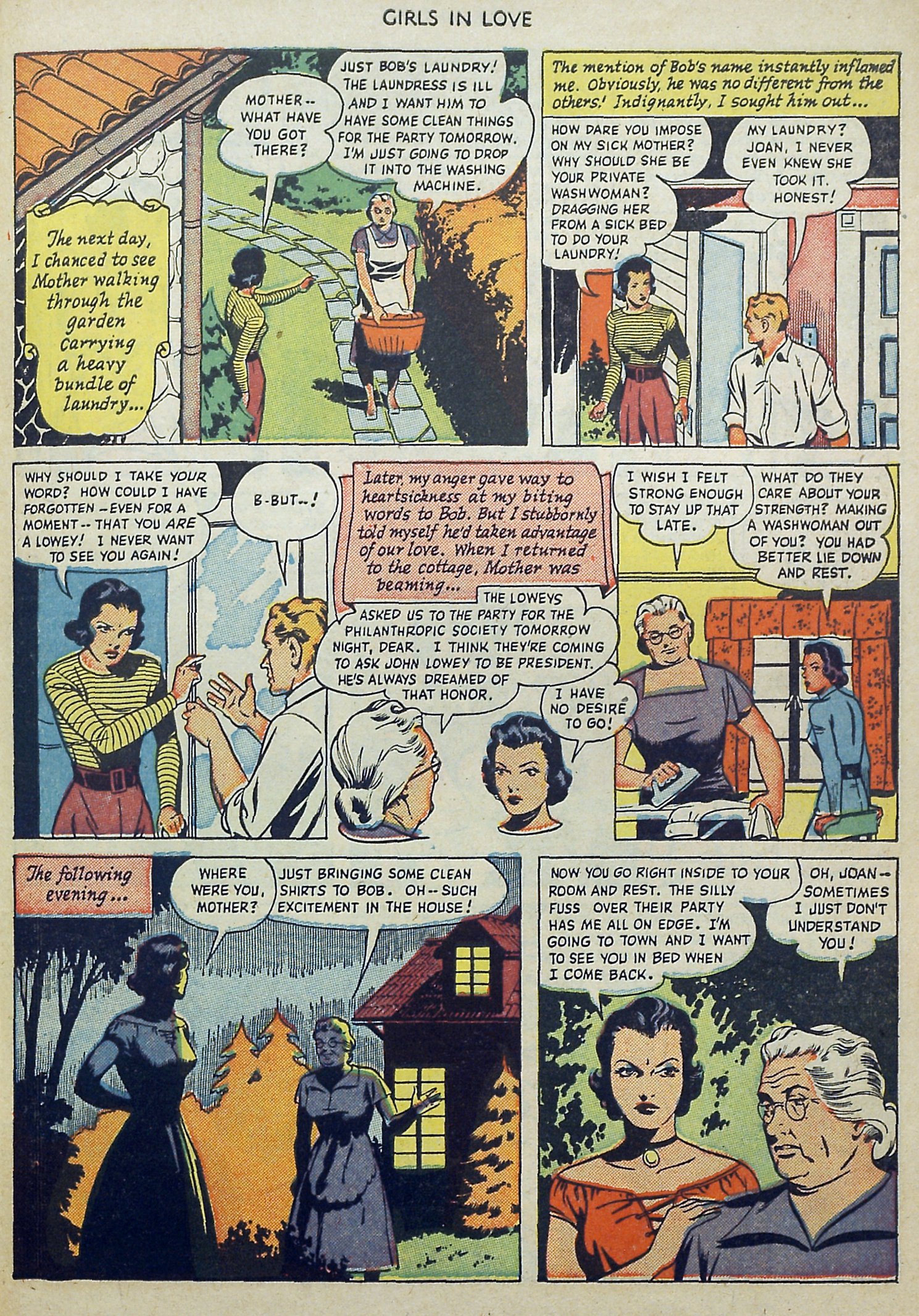 Read online Girls in Love (1950) comic -  Issue #1 - 31