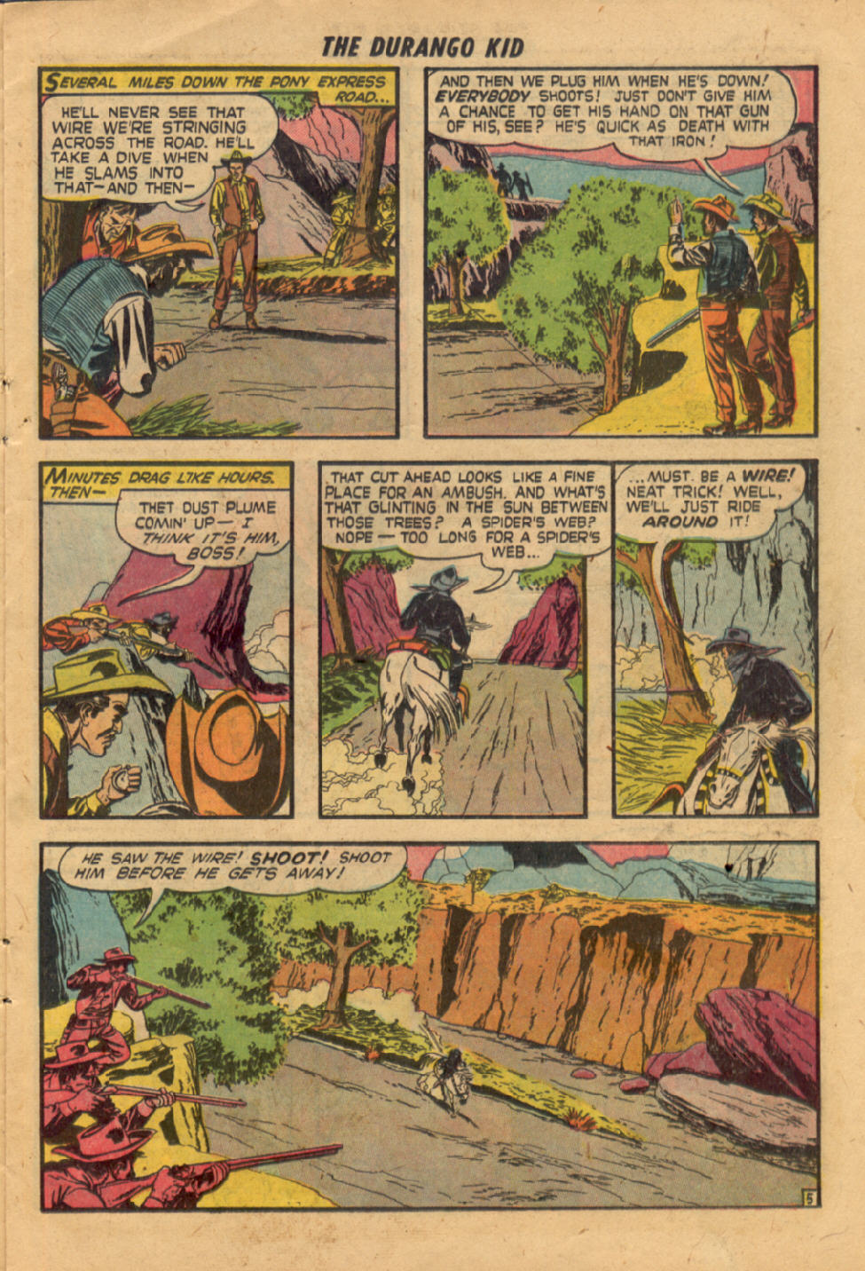 Read online Charles Starrett as The Durango Kid comic -  Issue #8 - 14