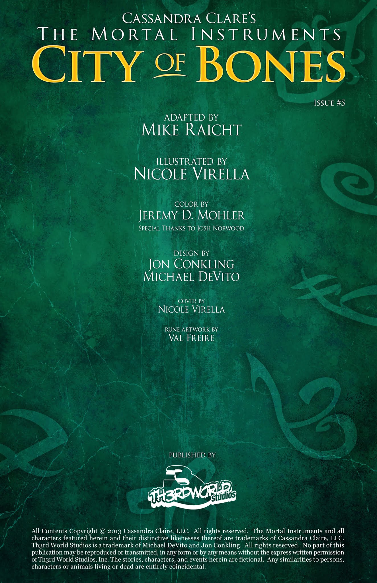 Read online The Mortal Instruments: City of Bones comic -  Issue #5 - 2