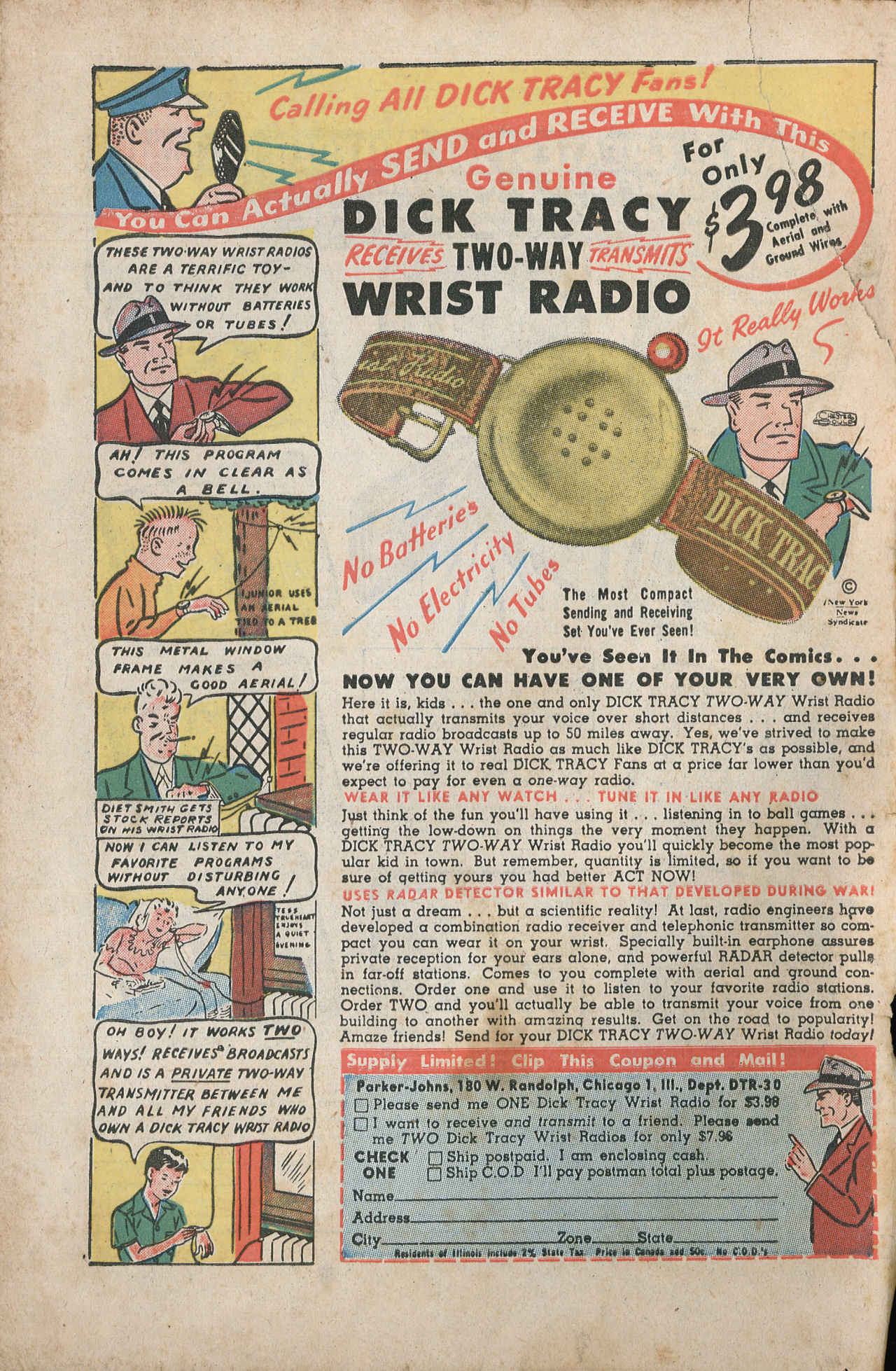 Read online Exciting Comics comic -  Issue #58 - 49