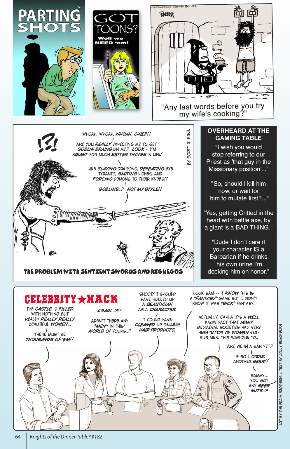 Read online Knights of the Dinner Table comic -  Issue #182 - 66