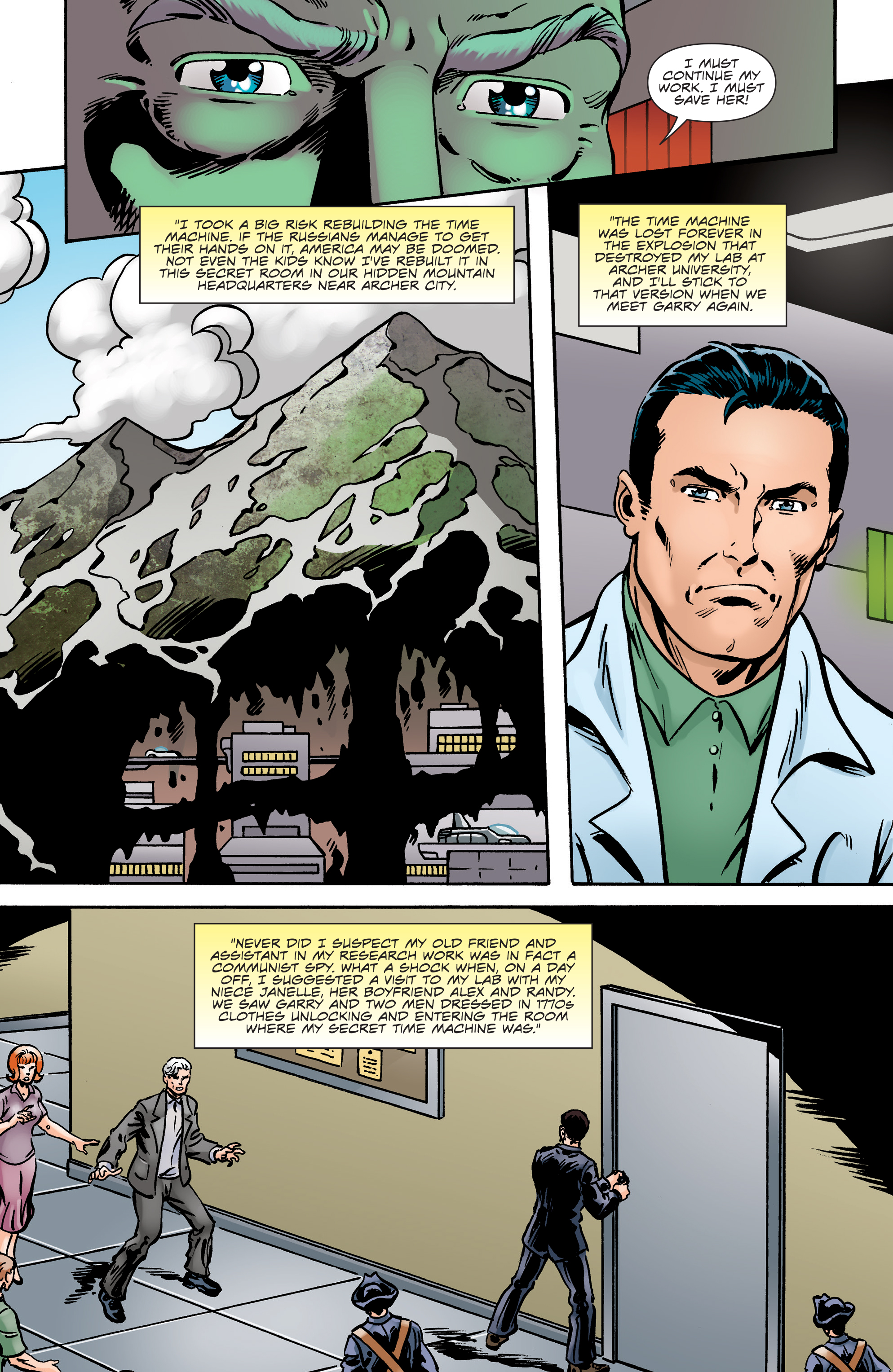 Read online War of the Independents: Man, Out of Time comic -  Issue # Full - 12