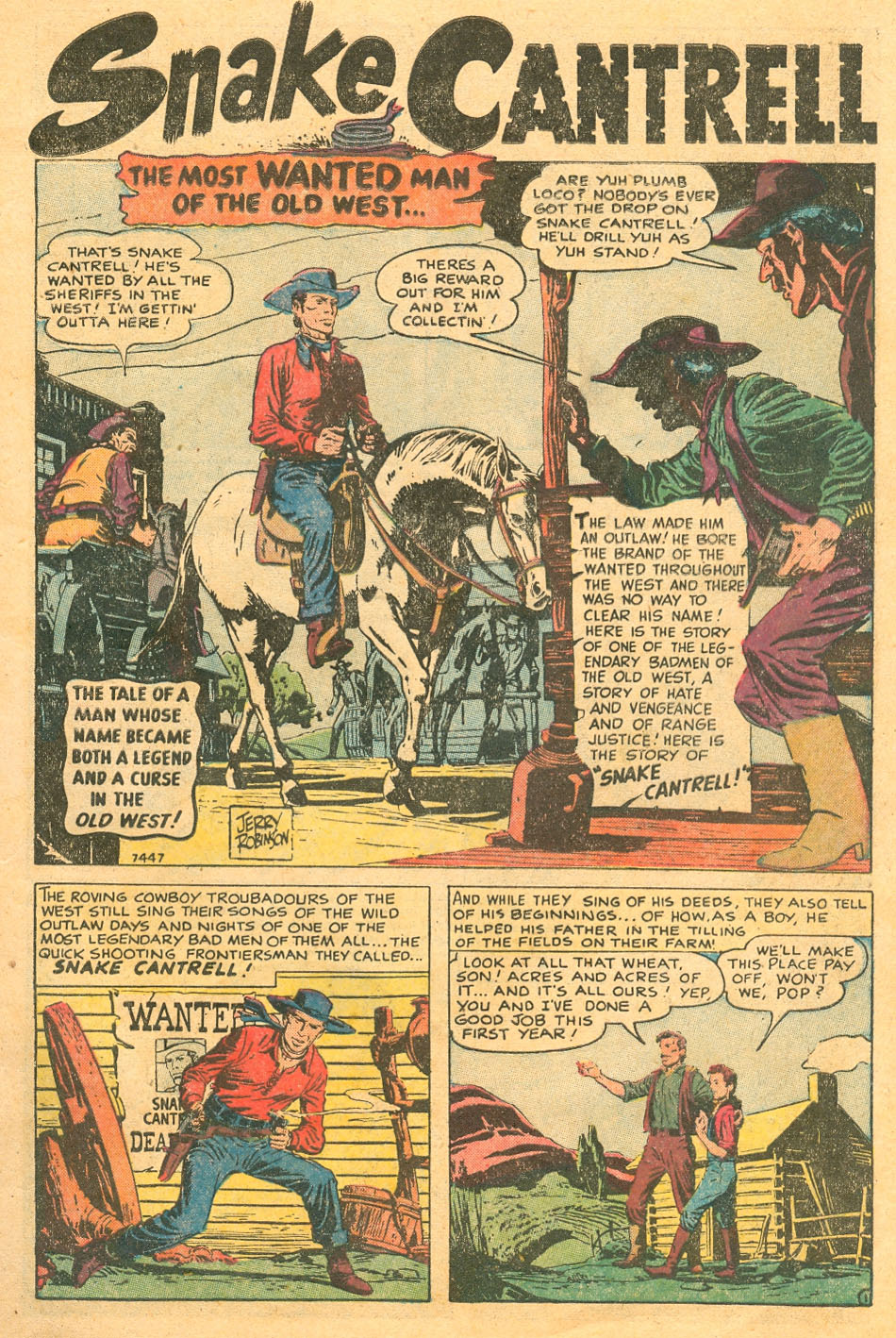 Read online Western Thrillers (1954) comic -  Issue #4 - 3
