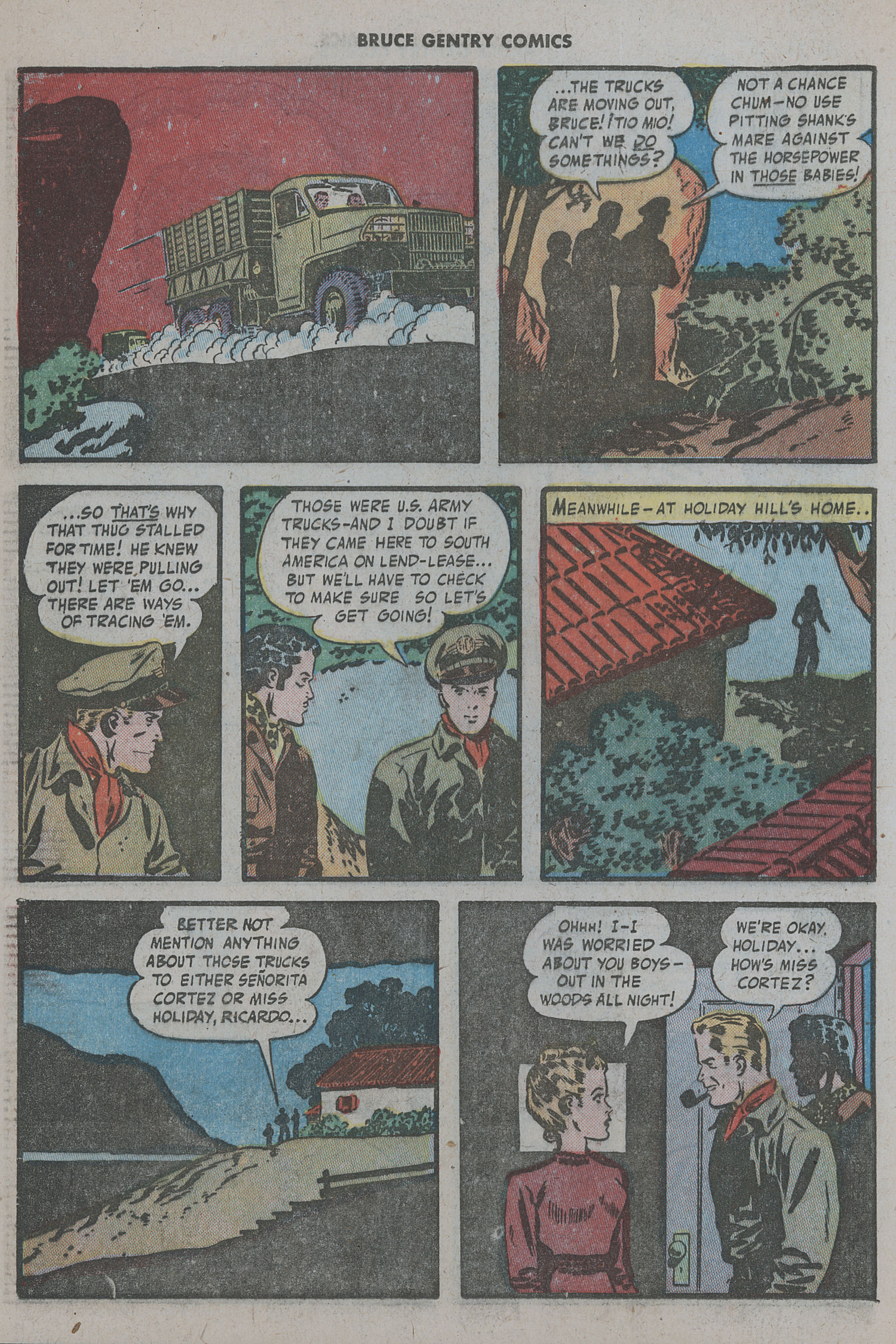 Read online Bruce Gentry comic -  Issue #3 - 4