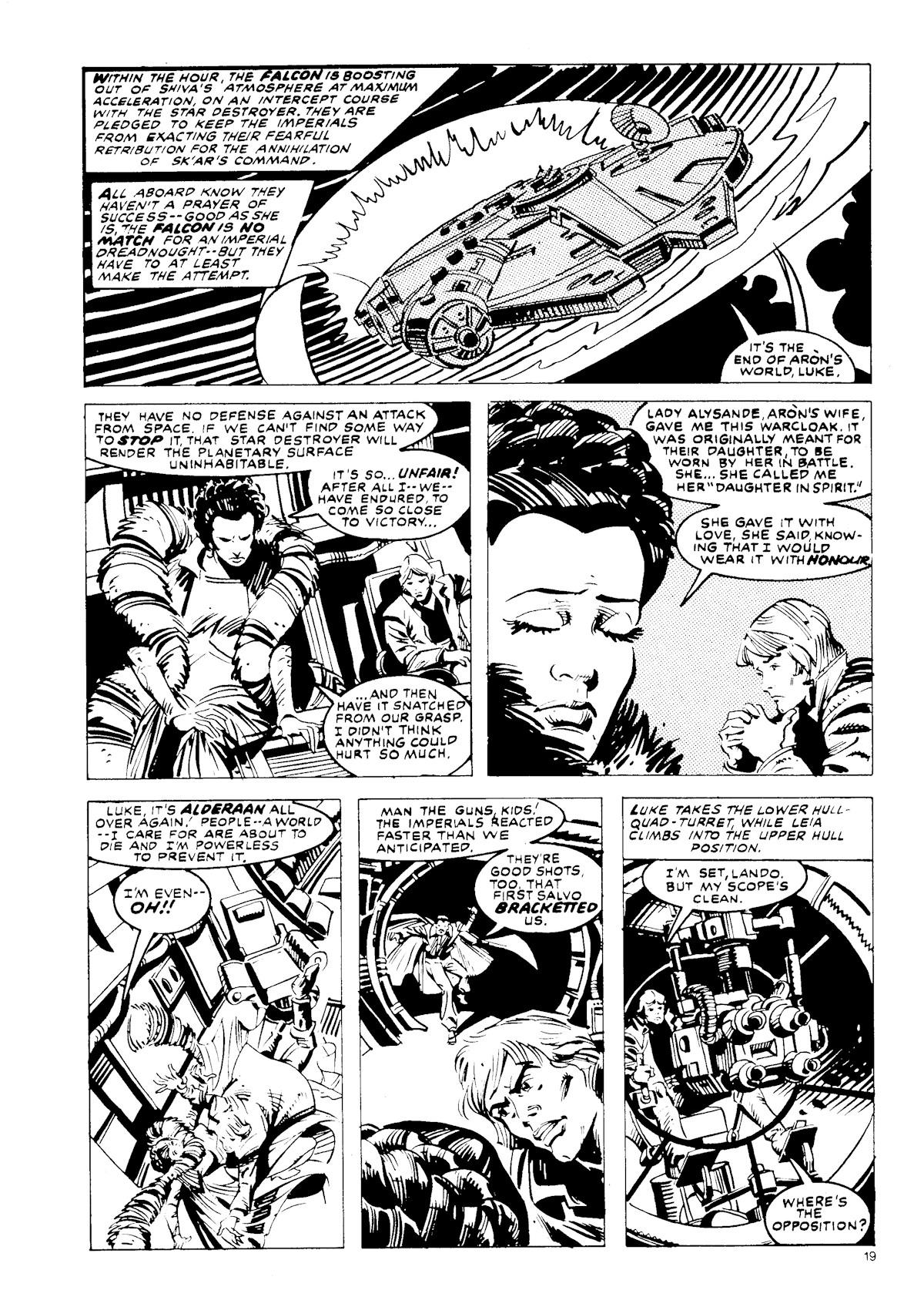 Read online Star Wars Weekly comic -  Issue #144 - 19