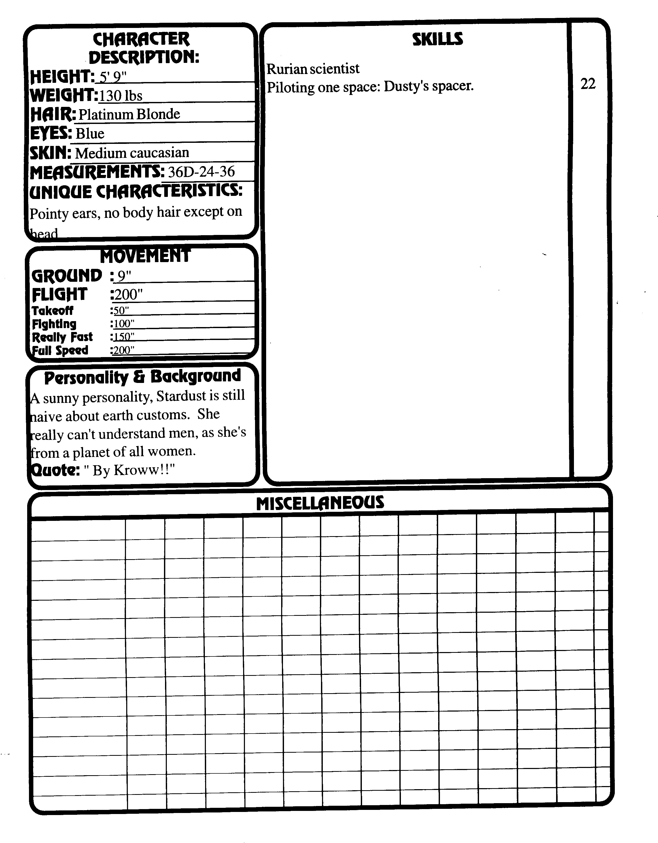 Read online Superbabes: The Femforce Role-Playing Game comic -  Issue # TPB - 144