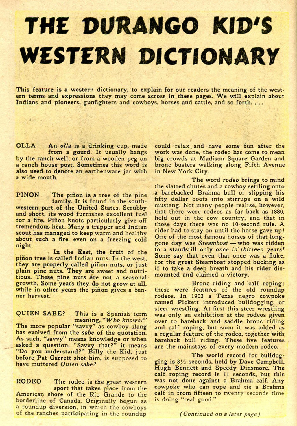 Read online Charles Starrett as The Durango Kid comic -  Issue #38 - 10