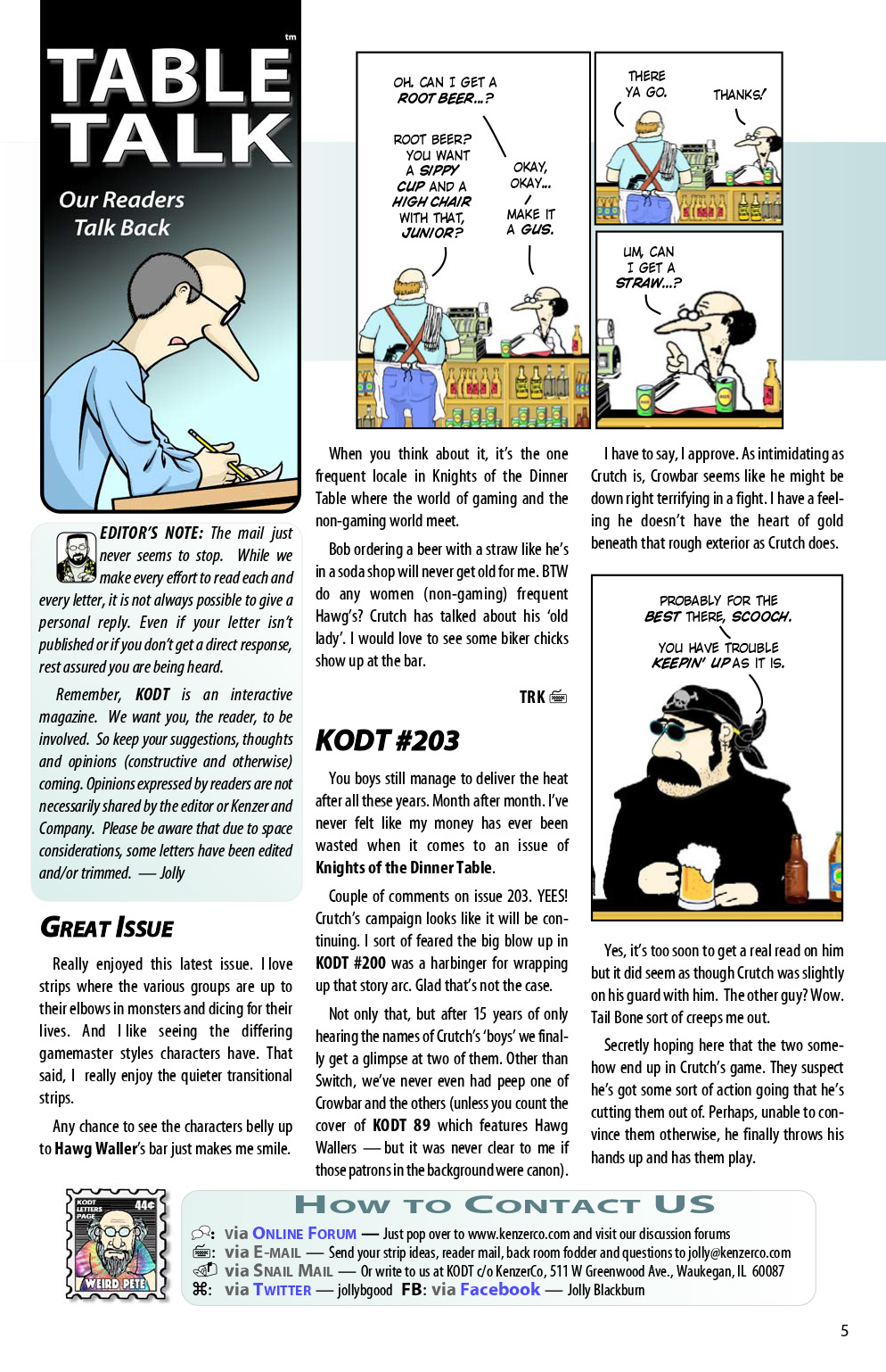 Read online Knights of the Dinner Table comic -  Issue #204 - 7