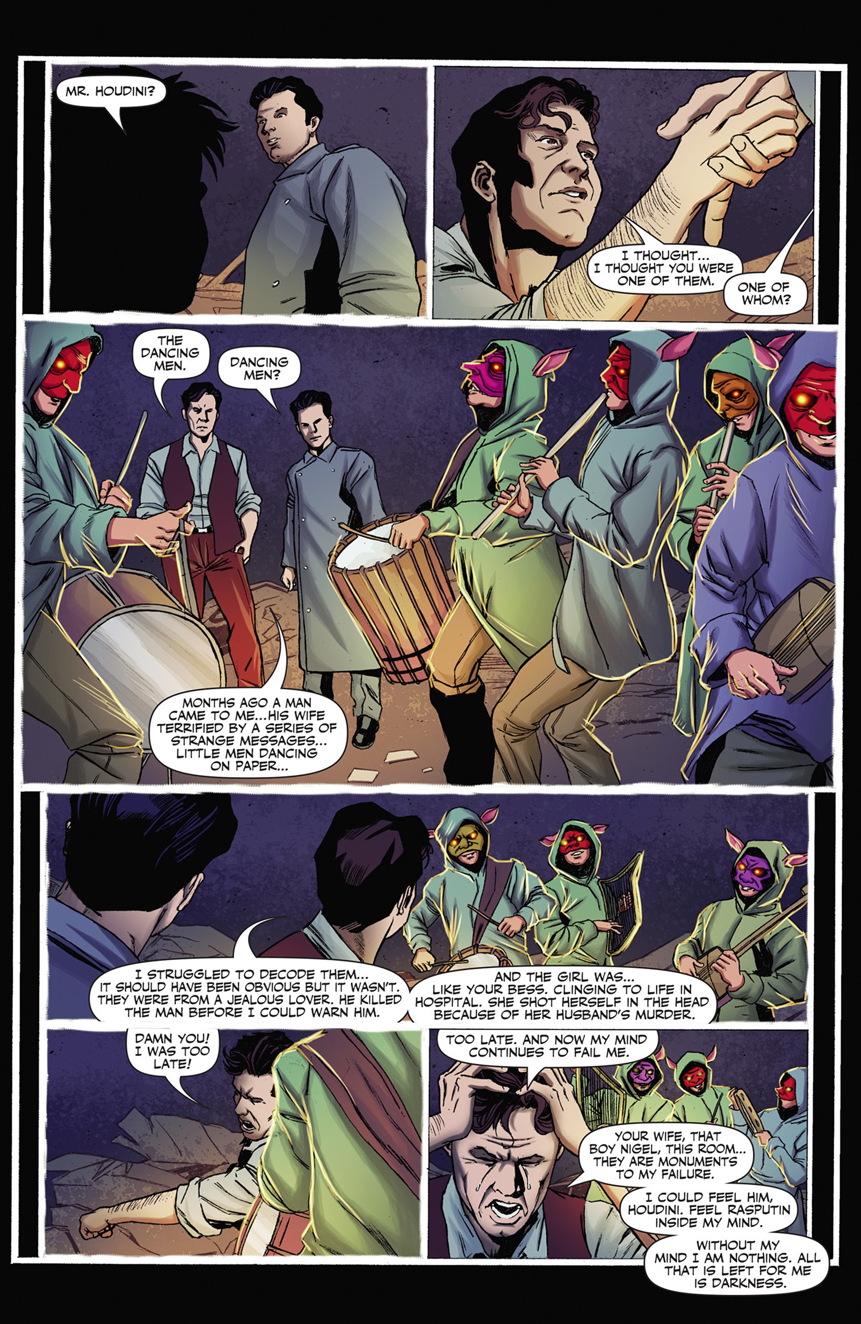 Read online Sherlock Holmes vs. Harry Houdini comic -  Issue #4 - 13