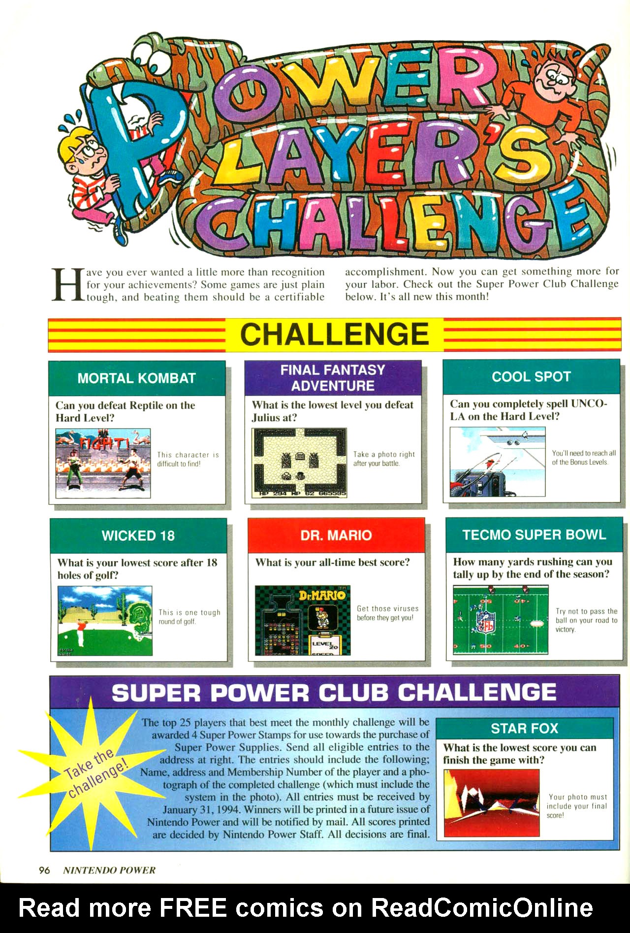 Read online Nintendo Power comic -  Issue #56 - 125