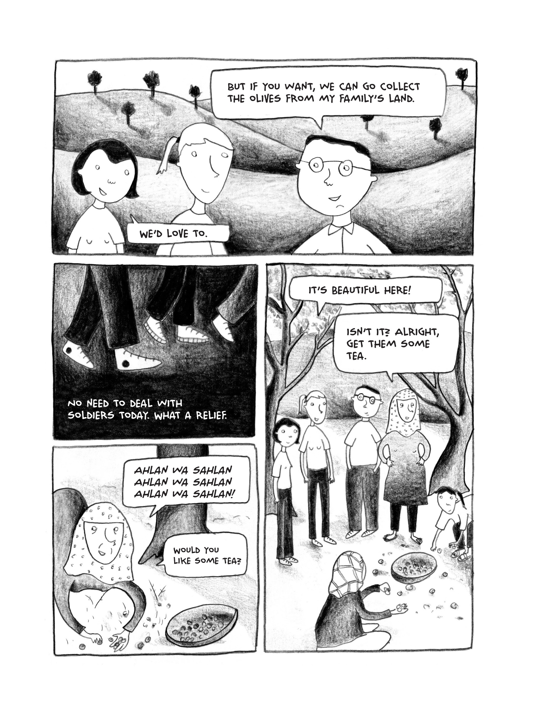 Read online Green Almonds: Letters from Palestine comic -  Issue # TPB (Part 2) - 25