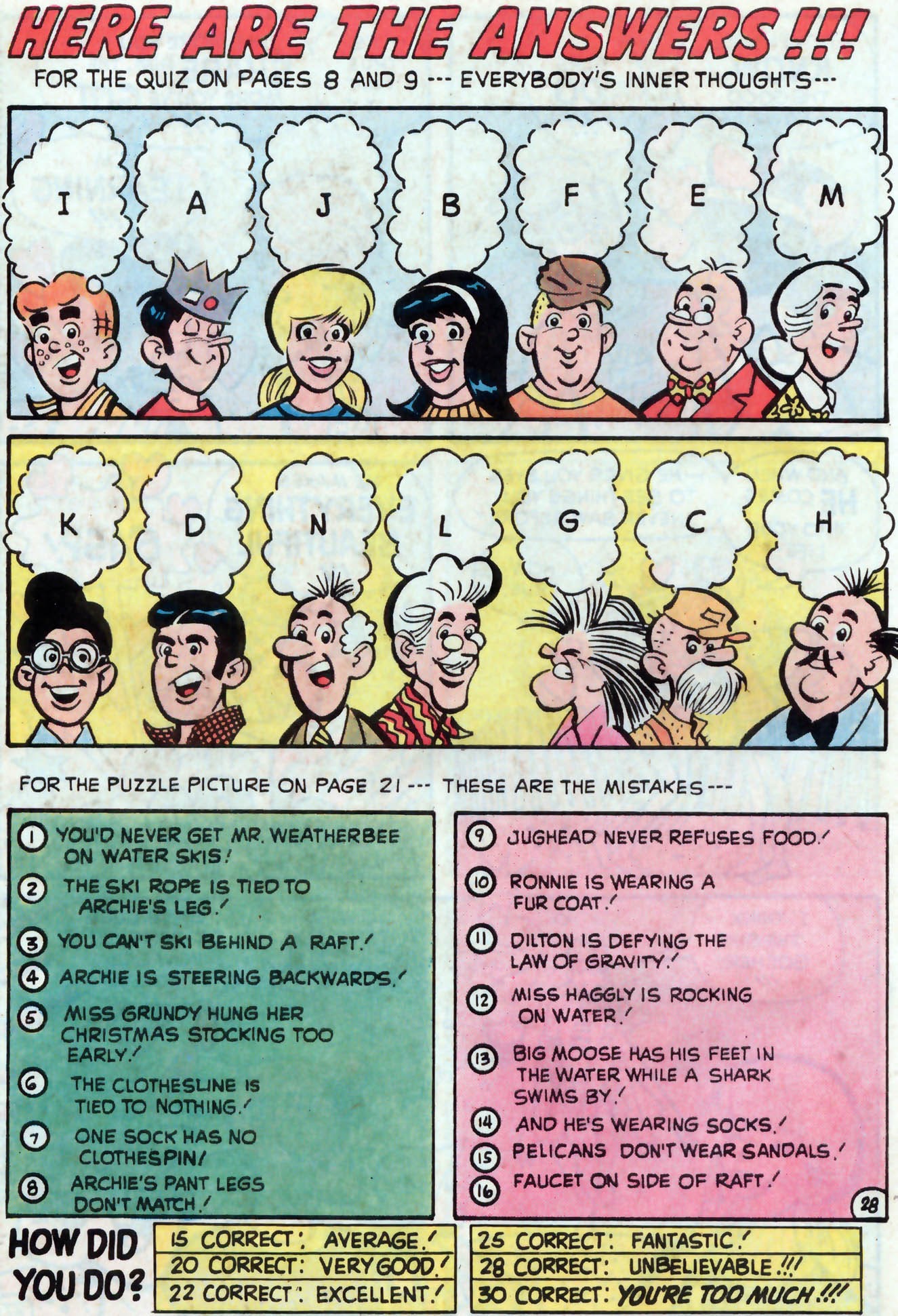 Read online Archie's Sonshine comic -  Issue # Full - 30
